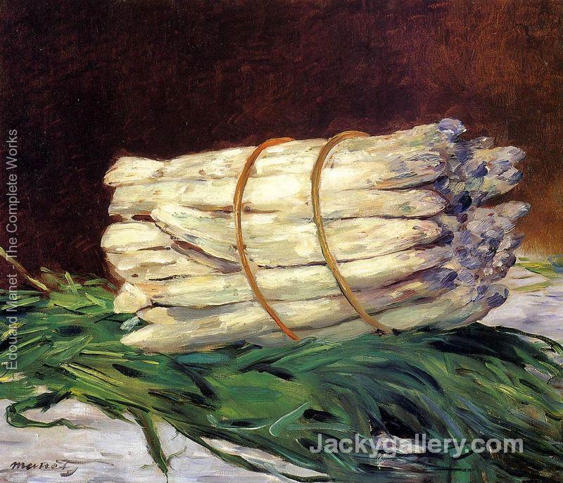 A Bunch Of Asparagus by Edouard Manet paintings reproduction